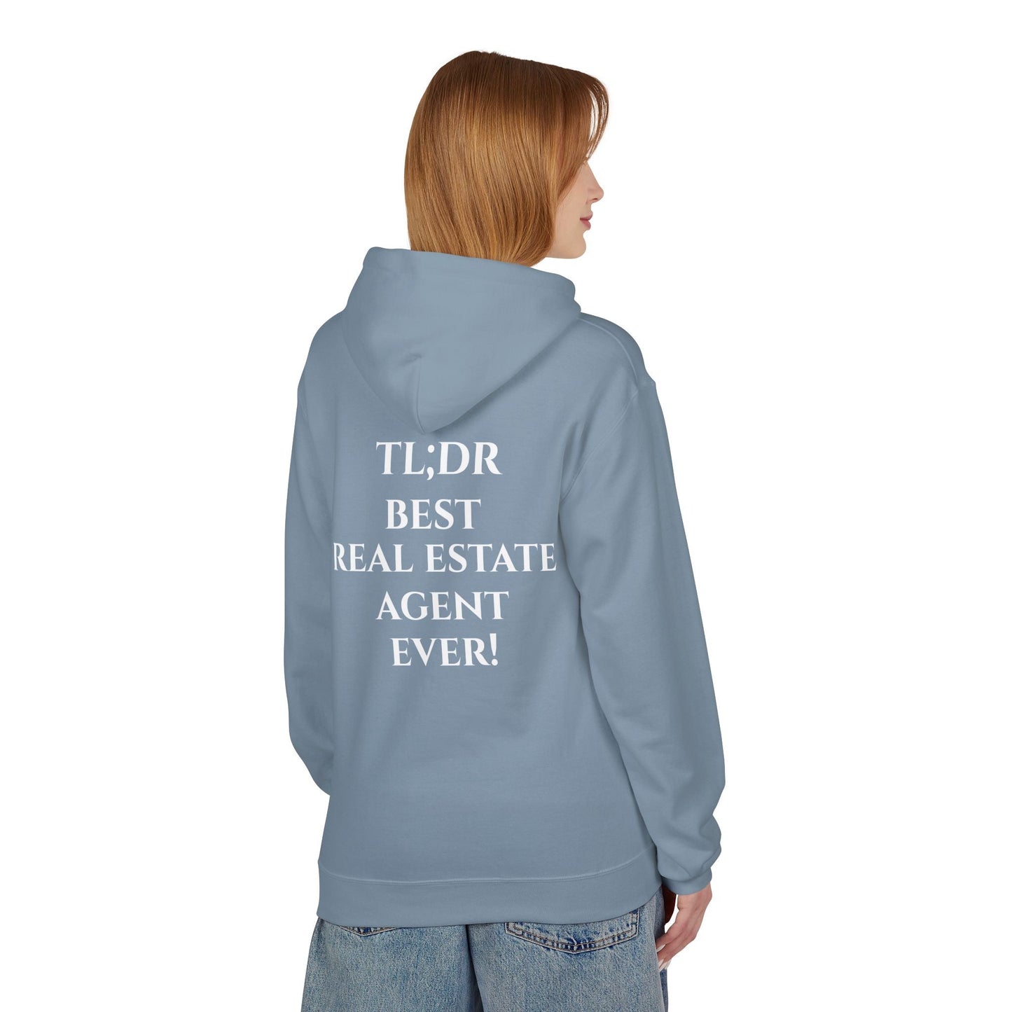 TL;DR Real Estate Agent Hoodie – Humble Brag, Heavy Flex – S Hoodie for casual wear (14 view)