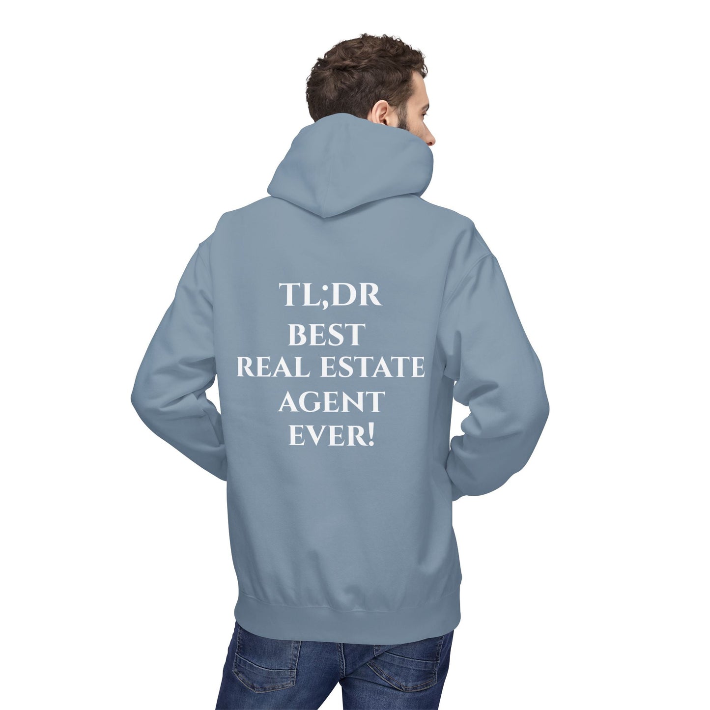 TL;DR Real Estate Agent Hoodie – Humble Brag, Heavy Flex – S Hoodie for casual wear (15 view)