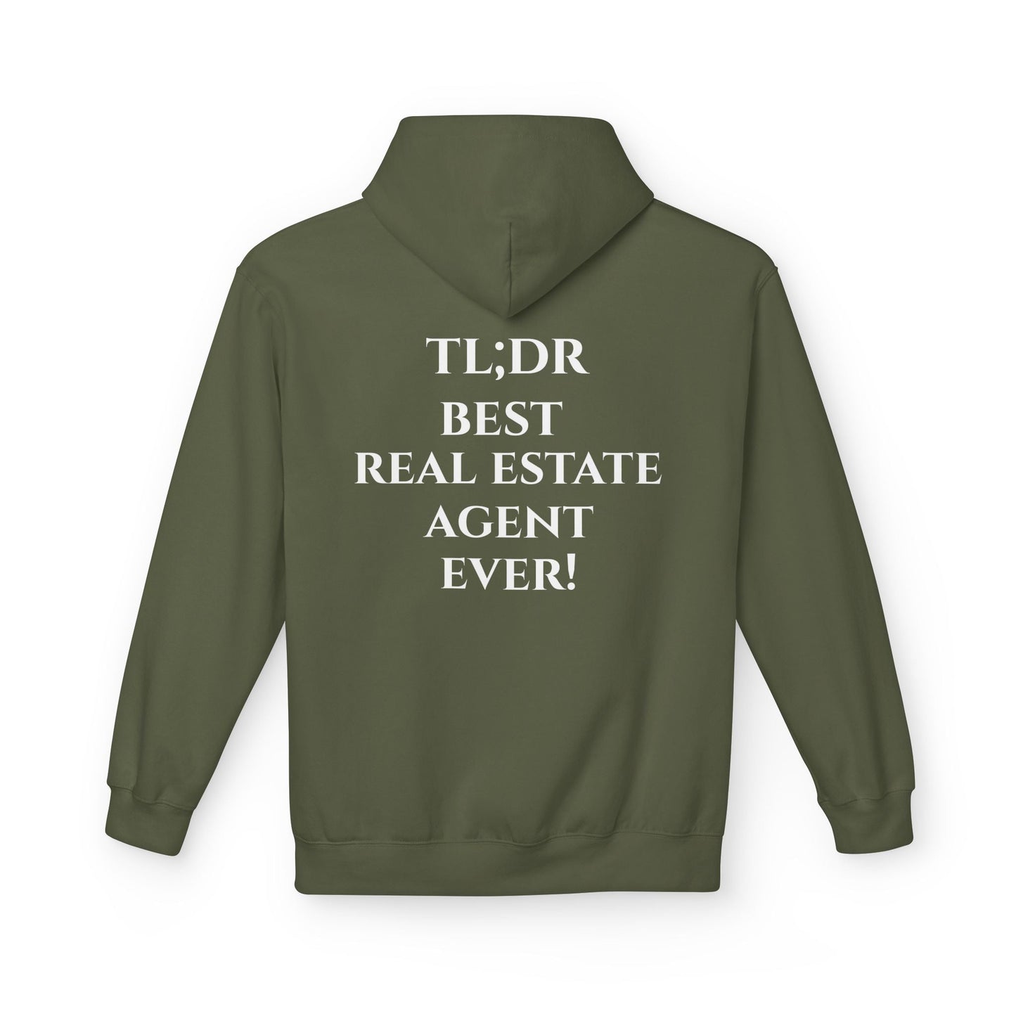TL;DR Real Estate Agent Hoodie – Humble Brag, Heavy Flex – S Hoodie for casual wear (7 view)