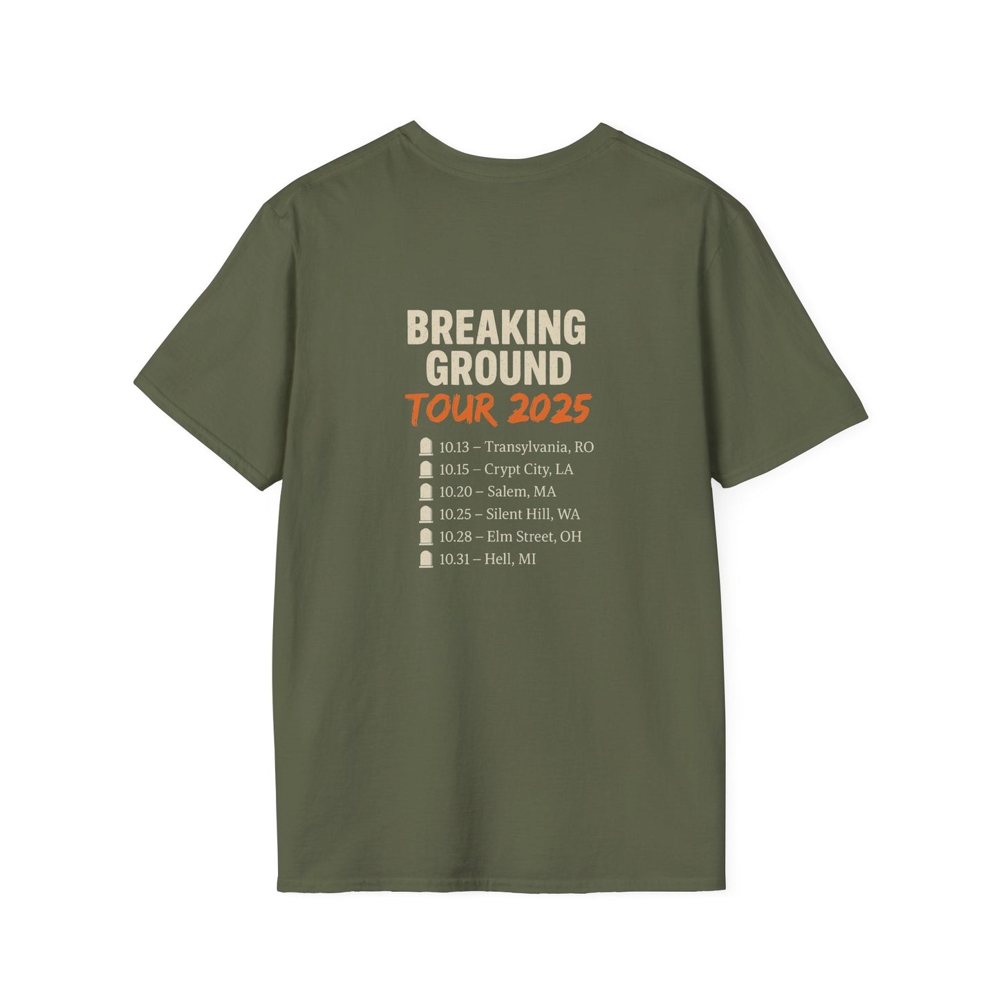 Undead Heads Tour T-Shirt – Vintage Zombie Band Tee for Rock Fans & Halloween Rebels | Lizard Designs – S T-Shirt for Concert Gift (17 view)