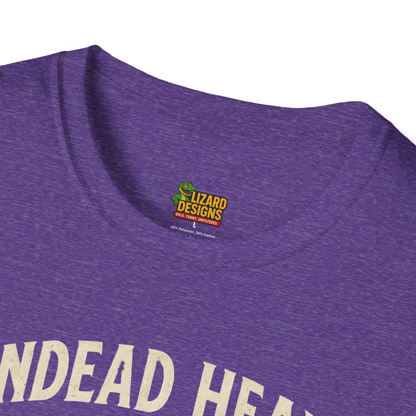 Undead Heads Tour T-Shirt – Vintage Zombie Band Tee for Rock Fans & Halloween Rebels | Lizard Designs – S T-Shirt for Concert Gift (36 view)