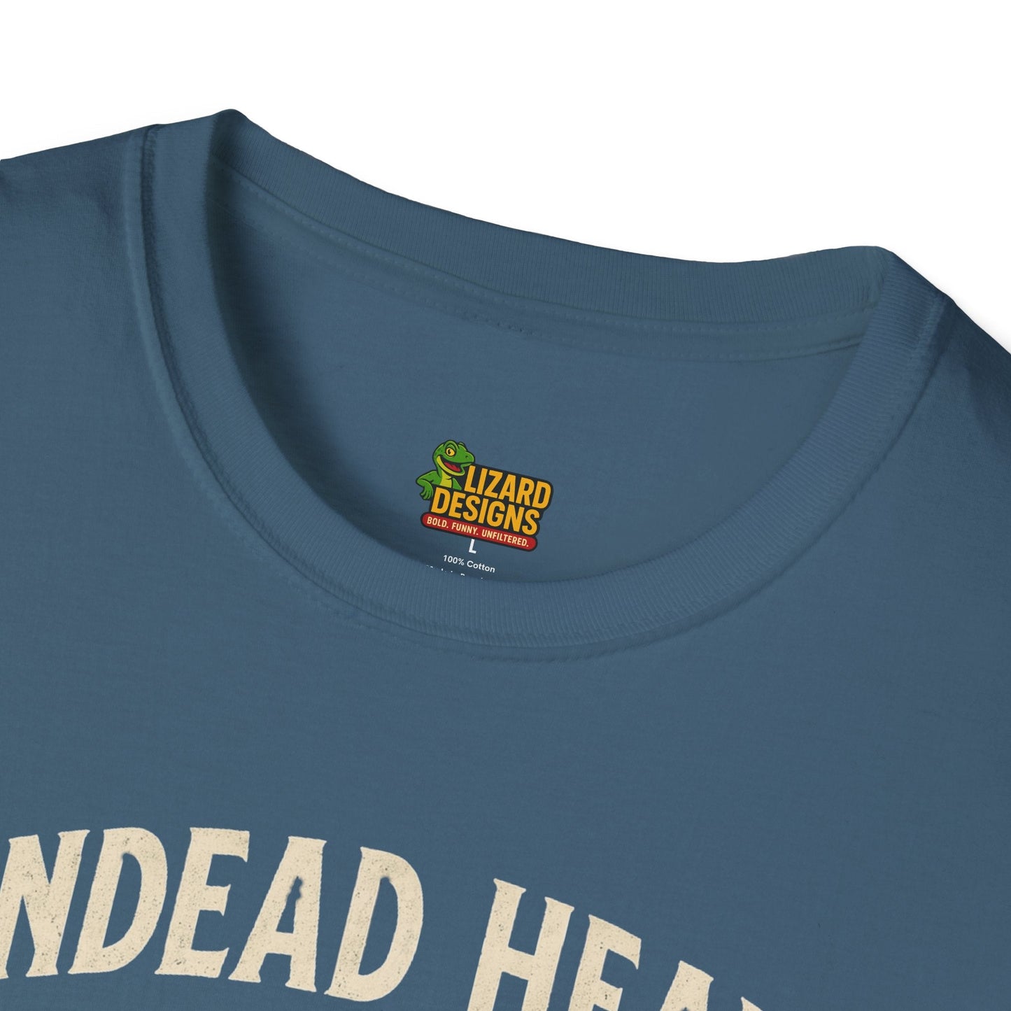 Undead Heads Tour T-Shirt – Vintage Zombie Band Tee for Rock Fans & Halloween Rebels | Lizard Designs – S T-Shirt for Concert Gift (24 view)