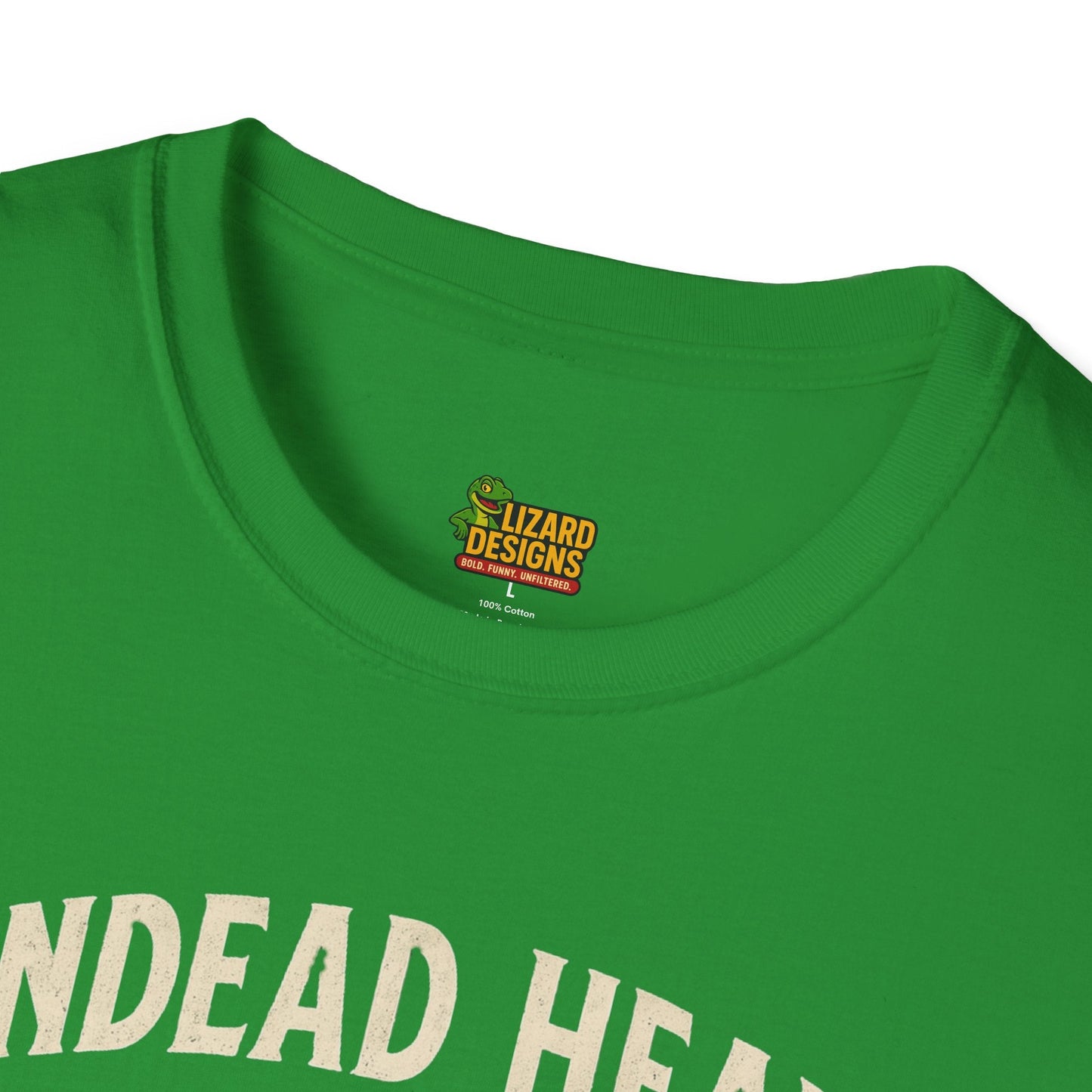 Undead Heads Tour T-Shirt – Vintage Zombie Band Tee for Rock Fans & Halloween Rebels | Lizard Designs – S T-Shirt for Concert Gift (21 view)
