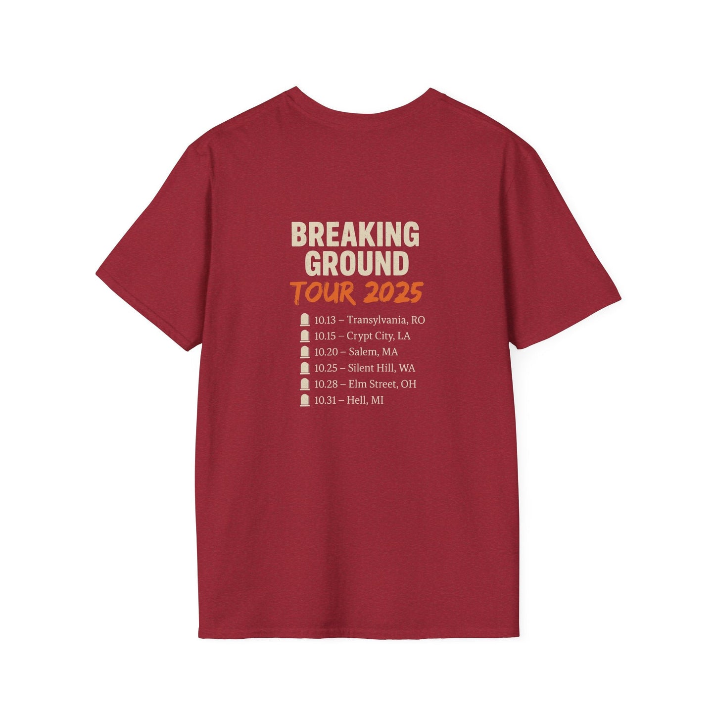 Undead Heads Tour T-Shirt – Vintage Zombie Band Tee for Rock Fans & Halloween Rebels | Lizard Designs – S T-Shirt for Concert Gift (44 view)