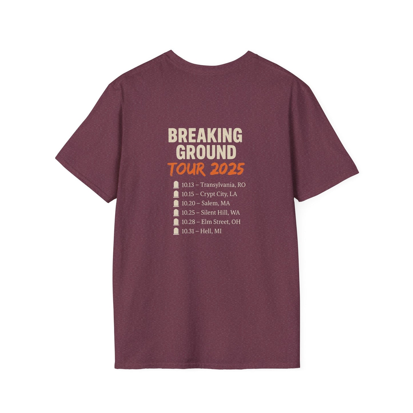 Undead Heads Tour T-Shirt – Vintage Zombie Band Tee for Rock Fans & Halloween Rebels | Lizard Designs – S T-Shirt for Concert Gift (41 view)