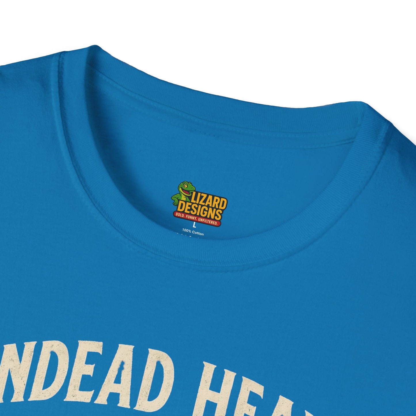 Undead Heads Tour T-Shirt – Vintage Zombie Band Tee for Rock Fans & Halloween Rebels | Lizard Designs – S T-Shirt for Concert Gift (30 view)