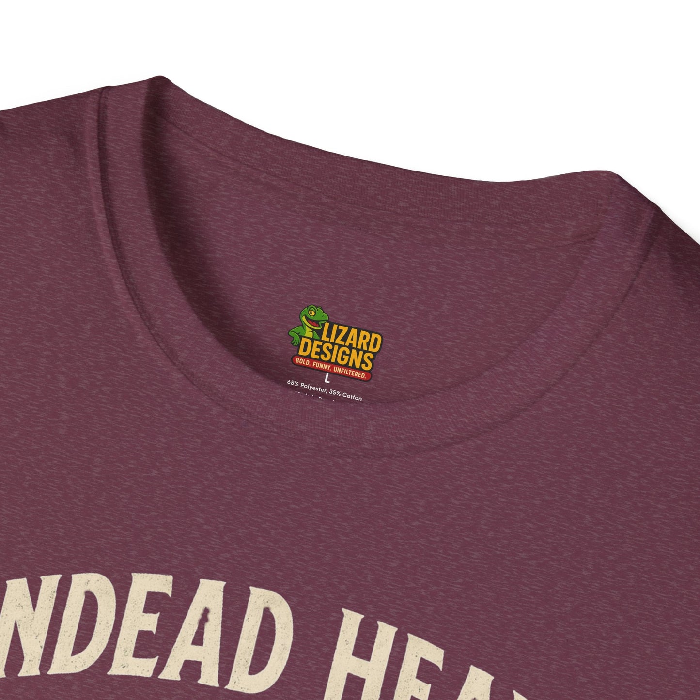 Undead Heads Tour T-Shirt – Vintage Zombie Band Tee for Rock Fans & Halloween Rebels | Lizard Designs – S T-Shirt for Concert Gift (42 view)