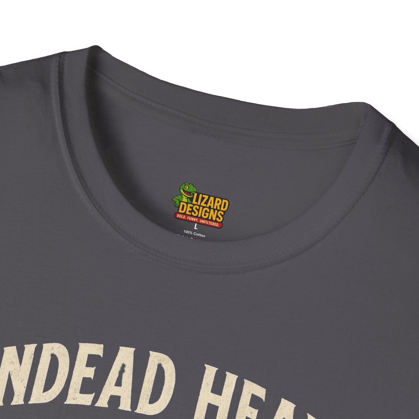 Undead Heads Tour T-Shirt – Vintage Zombie Band Tee for Rock Fans & Halloween Rebels | Lizard Designs – S T-Shirt for Concert Gift (33 view)