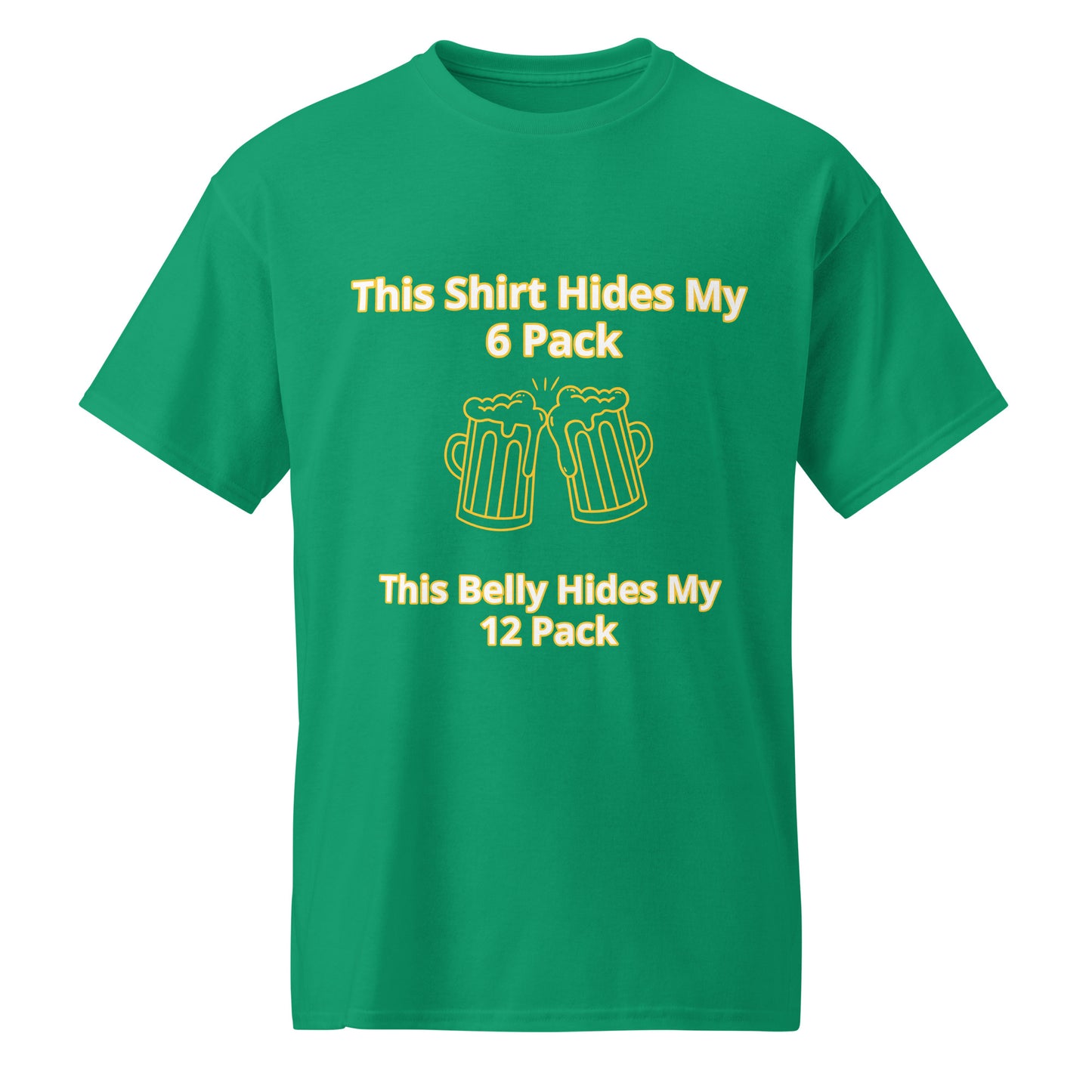 Beer Drinking DryBlend® T-Shirt I Lizard Designs – Kelly Green T-Shirt for Lizard Designs (29 view)