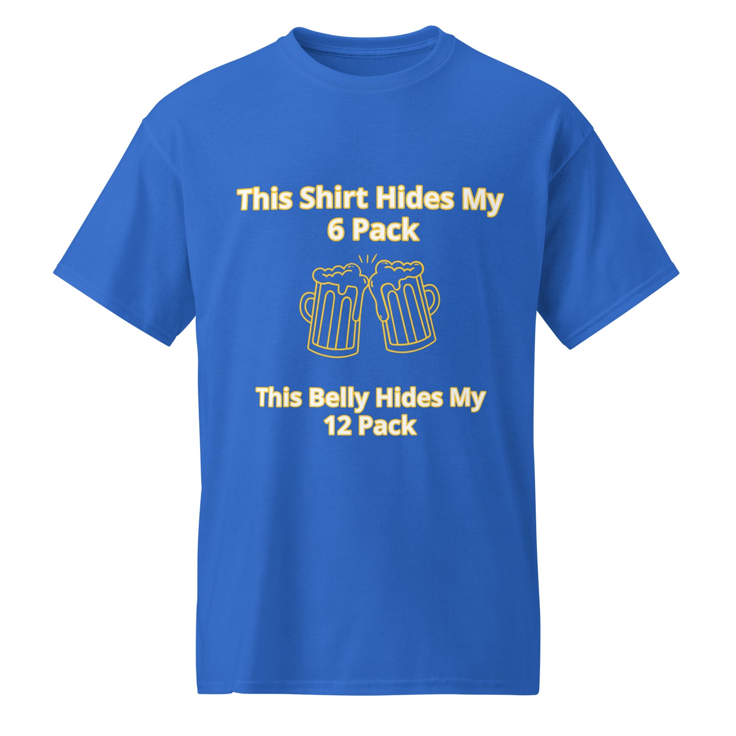 Beer Drinking DryBlend® T-Shirt I Lizard Designs – Royal T-Shirt for Lizard Designs (25 view)