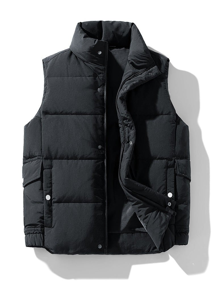 Vest – Warm, Lightweight Insulation for Winter | Outerwear – Black Coats & Jackets for ExtendedShip (3 view)