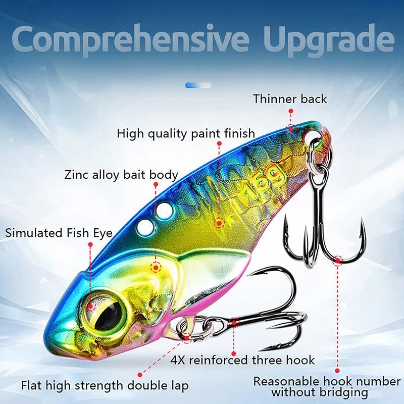 VIB Fishing Lure – 3.5g–15g Rattling Iron Jig | Long - Cast Hard Lure for Bass, Trout & Predatory Fish – 01 Fishing Gear for ExtendedShip (15 view)
