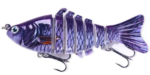 10cm Multi Section Fish Lure – Realistic Hard Bait for – Color(3 Colors) Fishing Gear by SbrTnHomes