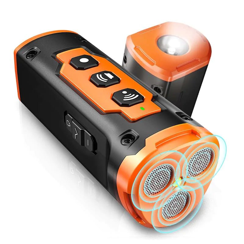 Anti Bark Torch – Ultrasonic Dog Bark Deterrent with LED – XP30 Orange Pet by SbrTnHomes