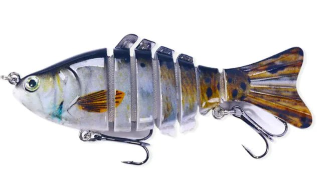 10cm Multi Section Fish Lure – Realistic Hard Bait for – Color(1 Color) Fishing Gear by SbrTnHomes