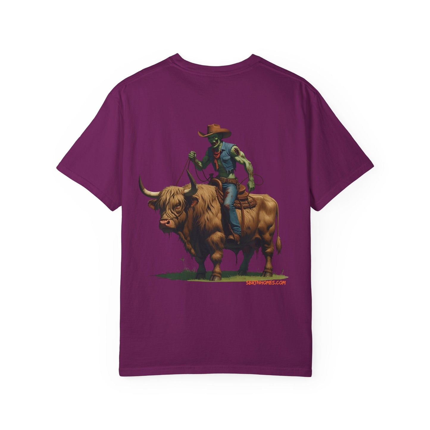 Zombie Cowboy Tee – Undead Rider of the Apocalypse | Halloween Western Shirt – Black T-Shirt for Casual Outfit Idea (38 view)