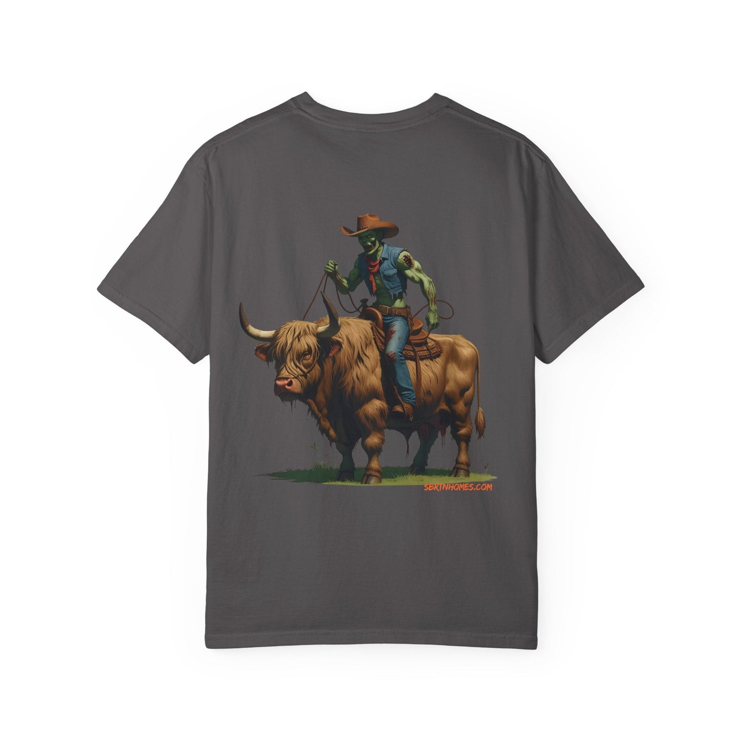 Zombie Cowboy Tee – Undead Rider of the Apocalypse | Halloween Western Shirt – Black T-Shirt for Casual Outfit Idea (29 view)