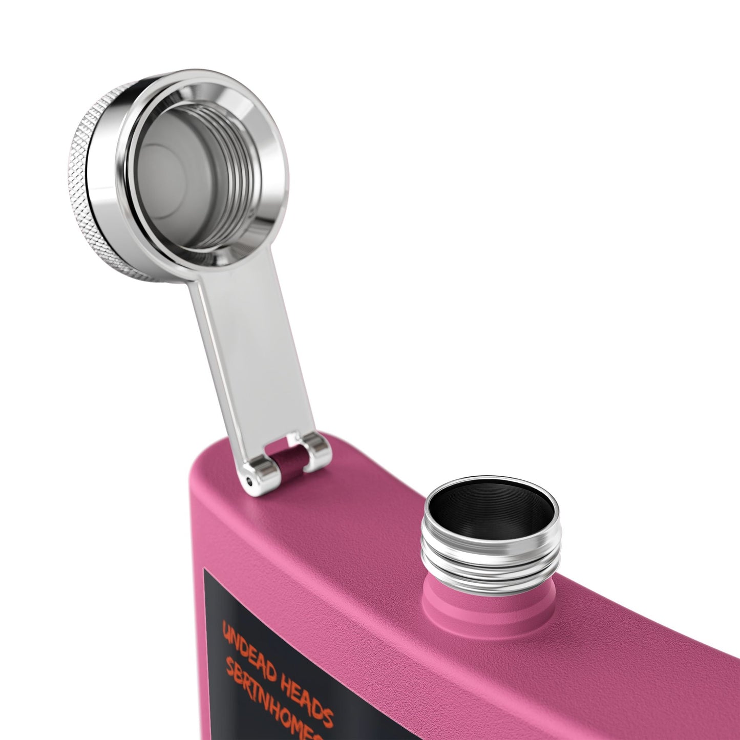 Zombie Guitarist Stainless Steel Flask | 6oz Custom Hip Flask | Gift for Music Lovers, Party Essentials, Halloween, Concerts, Unique Barware – 6oz Mug for concert essentials (35 view)