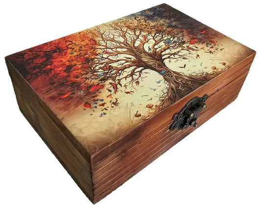 Rk Collections Spiritual Tree Of Life Wooden Jewelry Box For – Tree of Life Jewelry for artisanal (1 view)