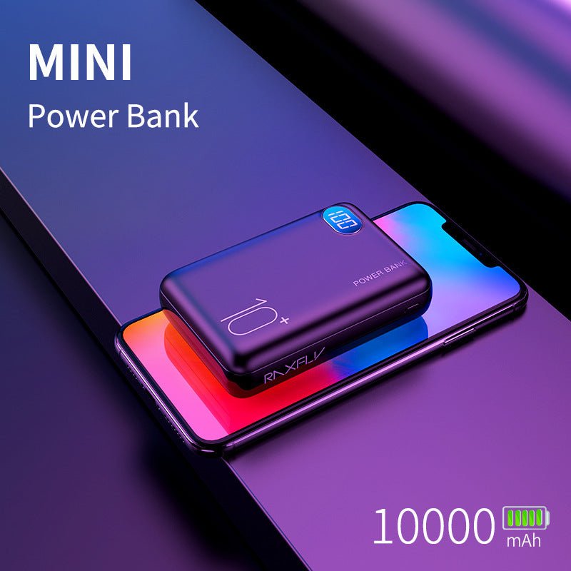 10,000mAh Power Bank – Dual USB Fast Charge with Digital Display | Portable Charger – Black Accessories for 10000mAh (5 view)