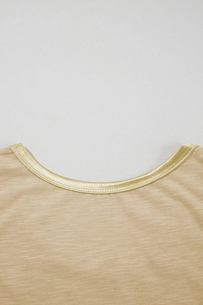 Round Neck Wide Strap Tank – Tan for Shopify Collective (10 view)