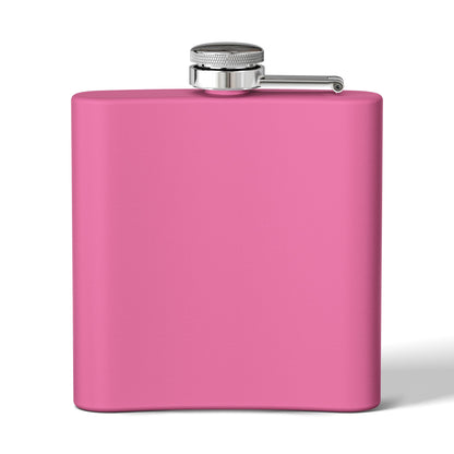 Hunting-Themed Stainless Steel Flask - "Hunt Fish Chill"