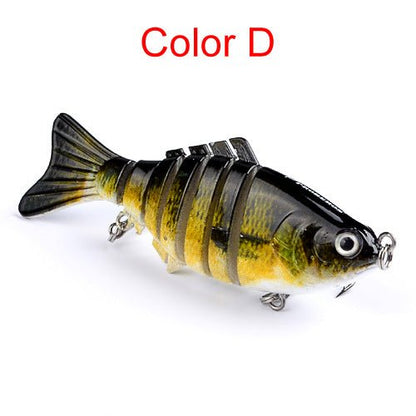 10cm Multi - Jointed Swimbait, 7 - Section 15.5g Hard Bait (Dives 1.5–3m) – D Fishing Gear for 10cm (6 view)