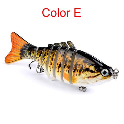 10cm Multi - Jointed Swimbait, 7 - Section 15.5g Hard Bait (Dives 1.5–3m) – E Fishing Gear for 10cm (7 view)