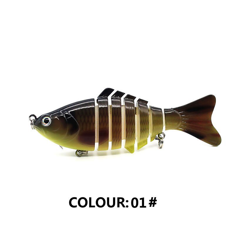 10cm Sinking Swimbait 15.7g (7 - Section, Hard Bait) – 01 Fishing Gear for 10cm (7 view)
