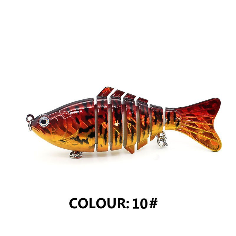10cm Sinking Swimbait 15.7g (7 - Section, Hard Bait) – 10 Fishing Gear for 10cm (16 view)