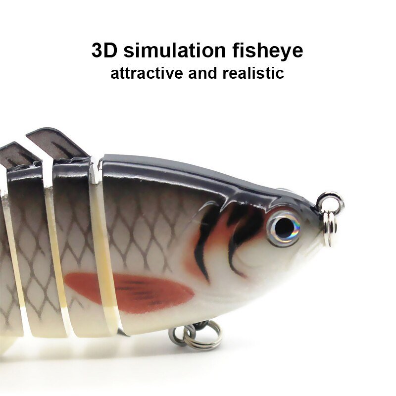 10cm Sinking Swimbait 15.7g (7 - Section, Hard Bait) – 01 Fishing Gear for 10cm (4 view)