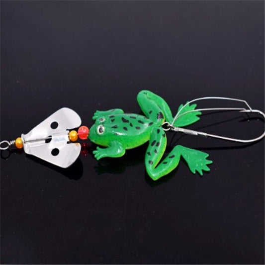 Revolving Sequin Frog Bait – Anti Snag Biomimetic Topwater – Fishing Gear by SbrTnHomes