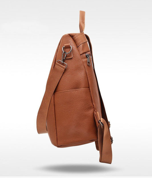 Women’s Large PU Leather Backpack – Stylish Zipper Bag with – Accessories by SbrTnHomes
