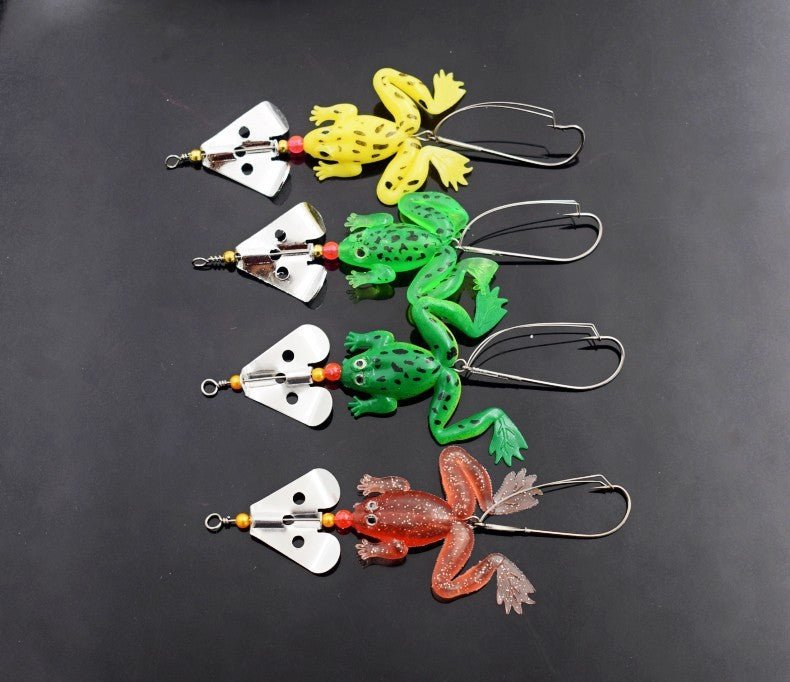 Revolving Sequin Frog Bait – Anti Snag Biomimetic Topwater – default Fishing Gear by SbrTnHomes