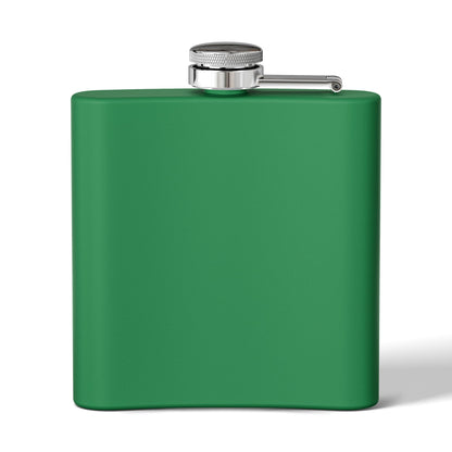 Hunting-Themed Stainless Steel Flask - "Hunt Fish Chill"