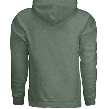 1776 Outpost – Vintage American Patriot Hoodie | Outdoor & Freedom Apparel – Military Green Heather Hoodie for 1776 (17 view)