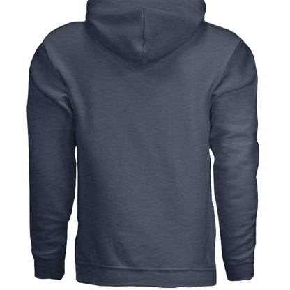 1776 Outpost – Vintage American Patriot Hoodie | Outdoor & Freedom Apparel – Heather Navy Hoodie for 1776 (21 view)