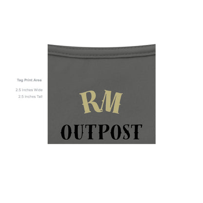 1776 Outpost – Vintage American Patriot Tee | Outdoor & Freedom Apparel – Charcoal T-Shirt for 1776 (34 view)