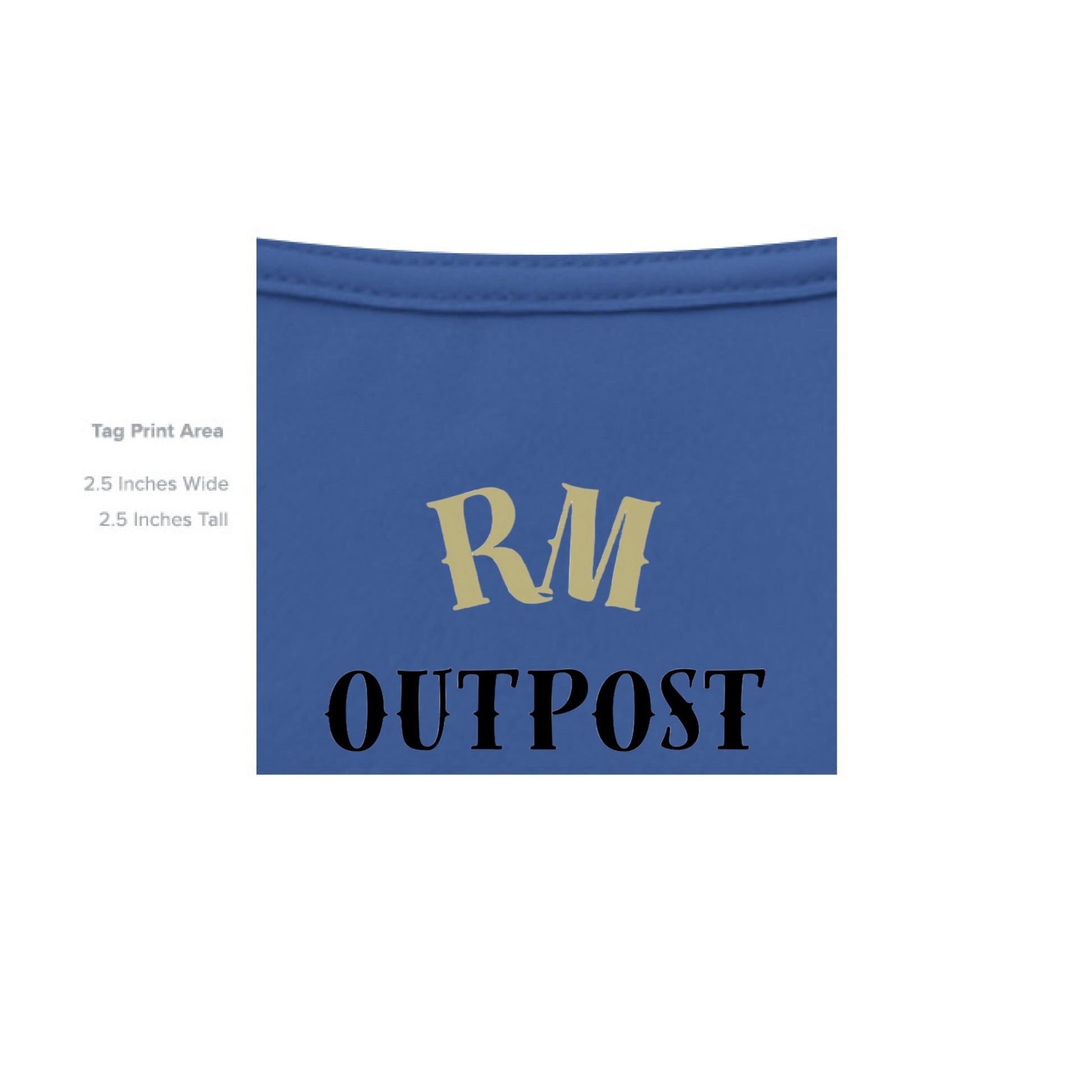 1776 Outpost – Vintage American Patriot Tee | Outdoor & Freedom Apparel – Deep Royal T-Shirt for 1776 (31 view)