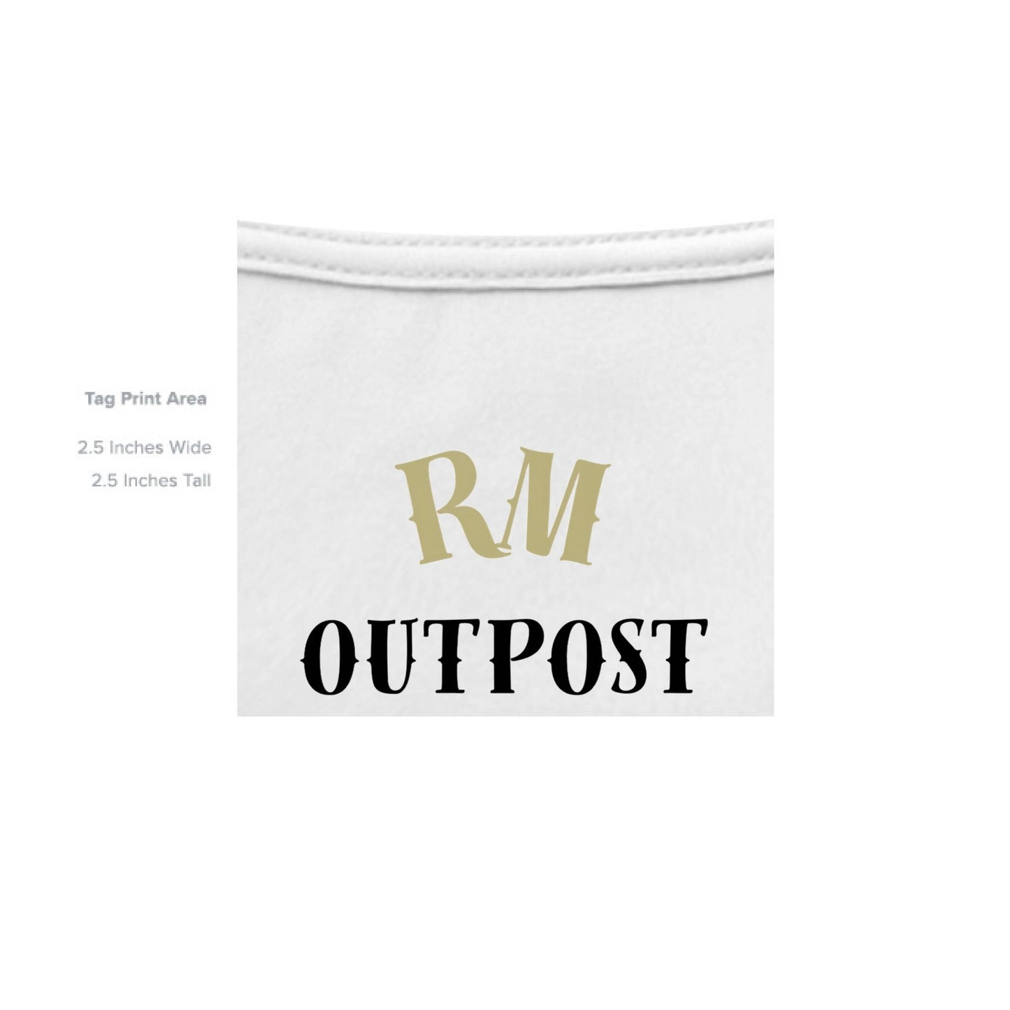 1776 Outpost – Vintage American Patriot Tee | Outdoor & Freedom Apparel – White T-Shirt for 1776 (4 view)