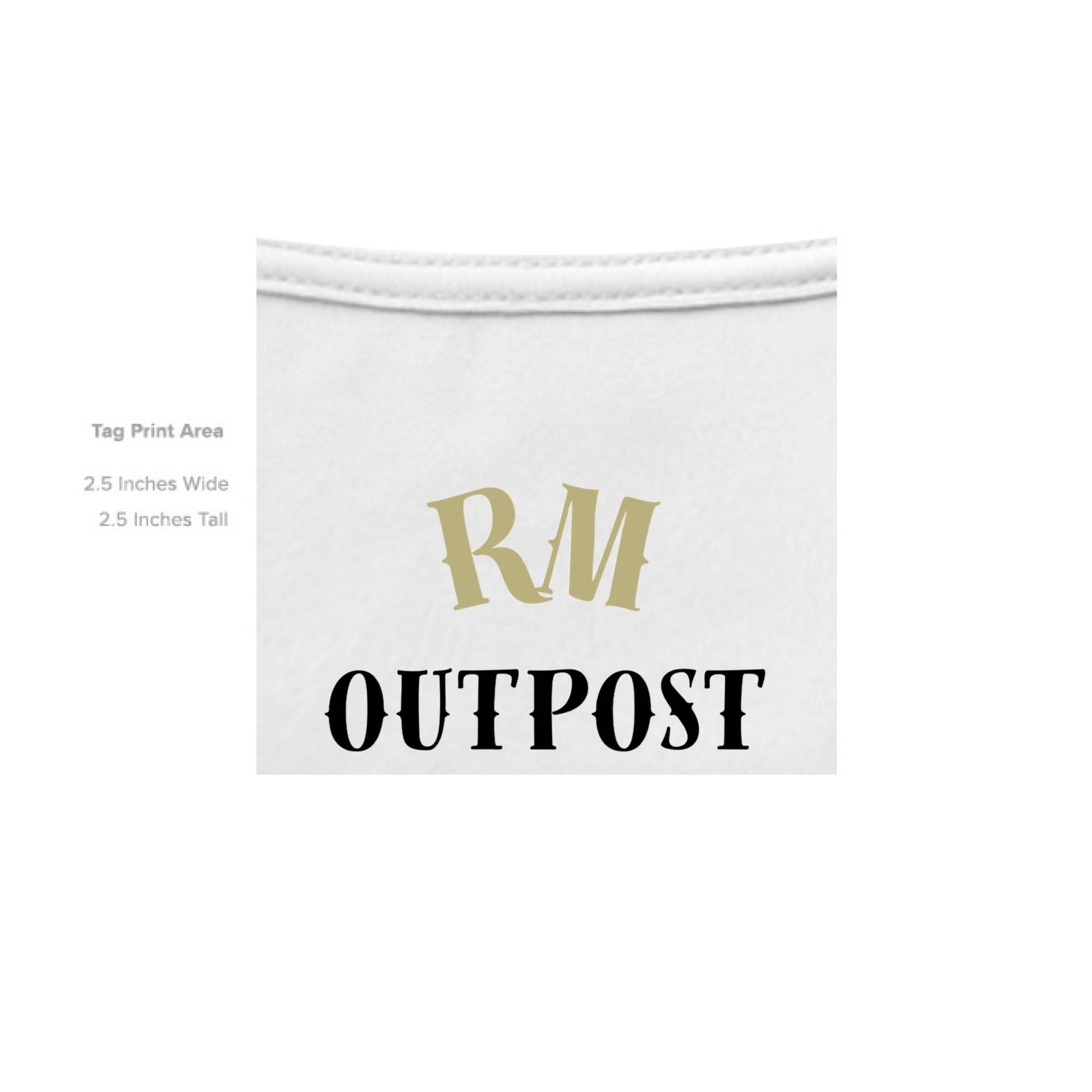 1776 Outpost – Vintage American Patriot Tee | Outdoor & Freedom Apparel – White T-Shirt for 1776 (4 view)
