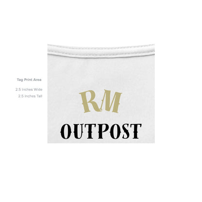 1776 Outpost – Vintage American Patriot Tee | Outdoor & Freedom Apparel – White T-Shirt for 1776 (4 view)