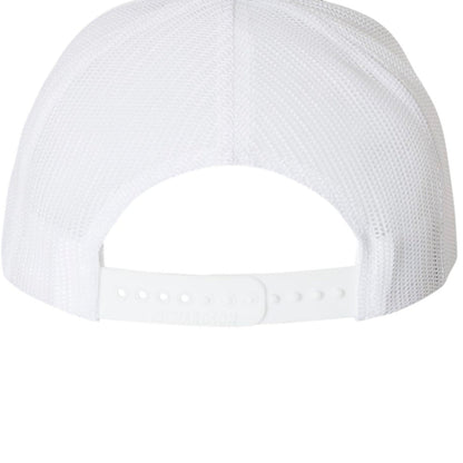 1776 Outpost – Vintage American Patriot Trucker Hat | Outdoor & Freedom Apparel – Navy/ White Hats for 1776 (7 view)