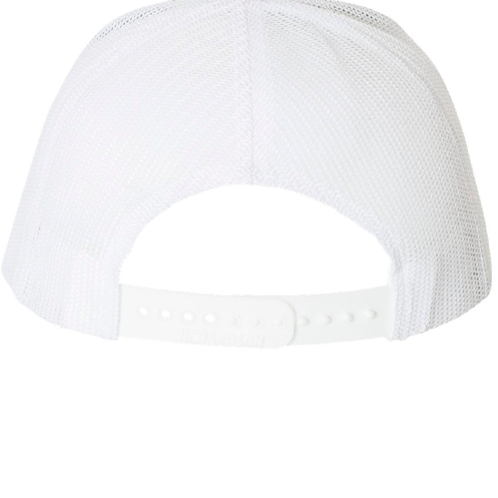 1776 Outpost – Vintage American Patriot Trucker Hat | Outdoor & Freedom Apparel – Navy/ White/ Red Hats for 1776 (5 view)