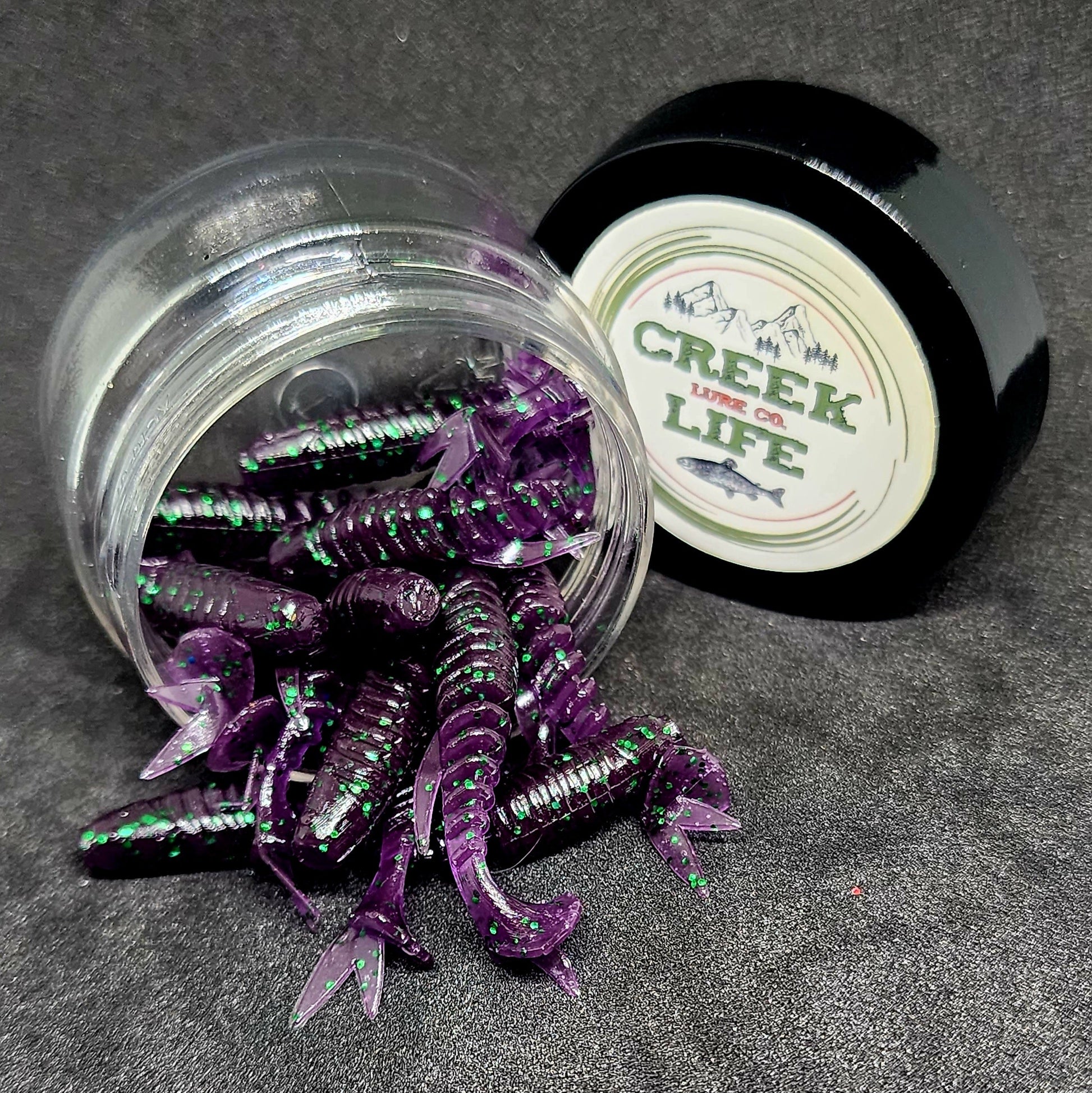 Jar of 2" Inch Micro Swimbait "Tennessee Creek Shark" - RM Outpost