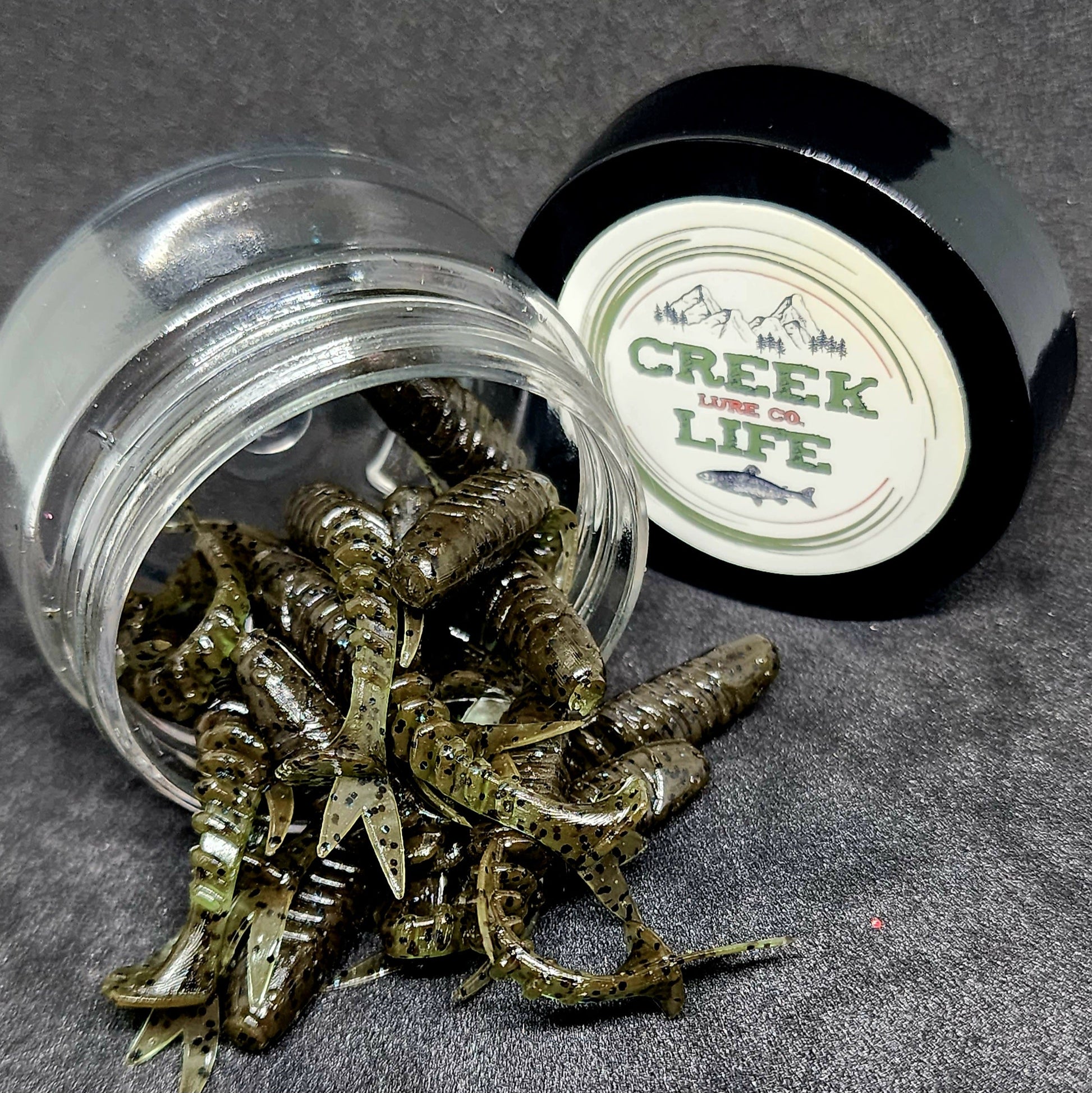 Jar of 2" Inch Micro Swimbait "Tennessee Creek Shark" - RM Outpost