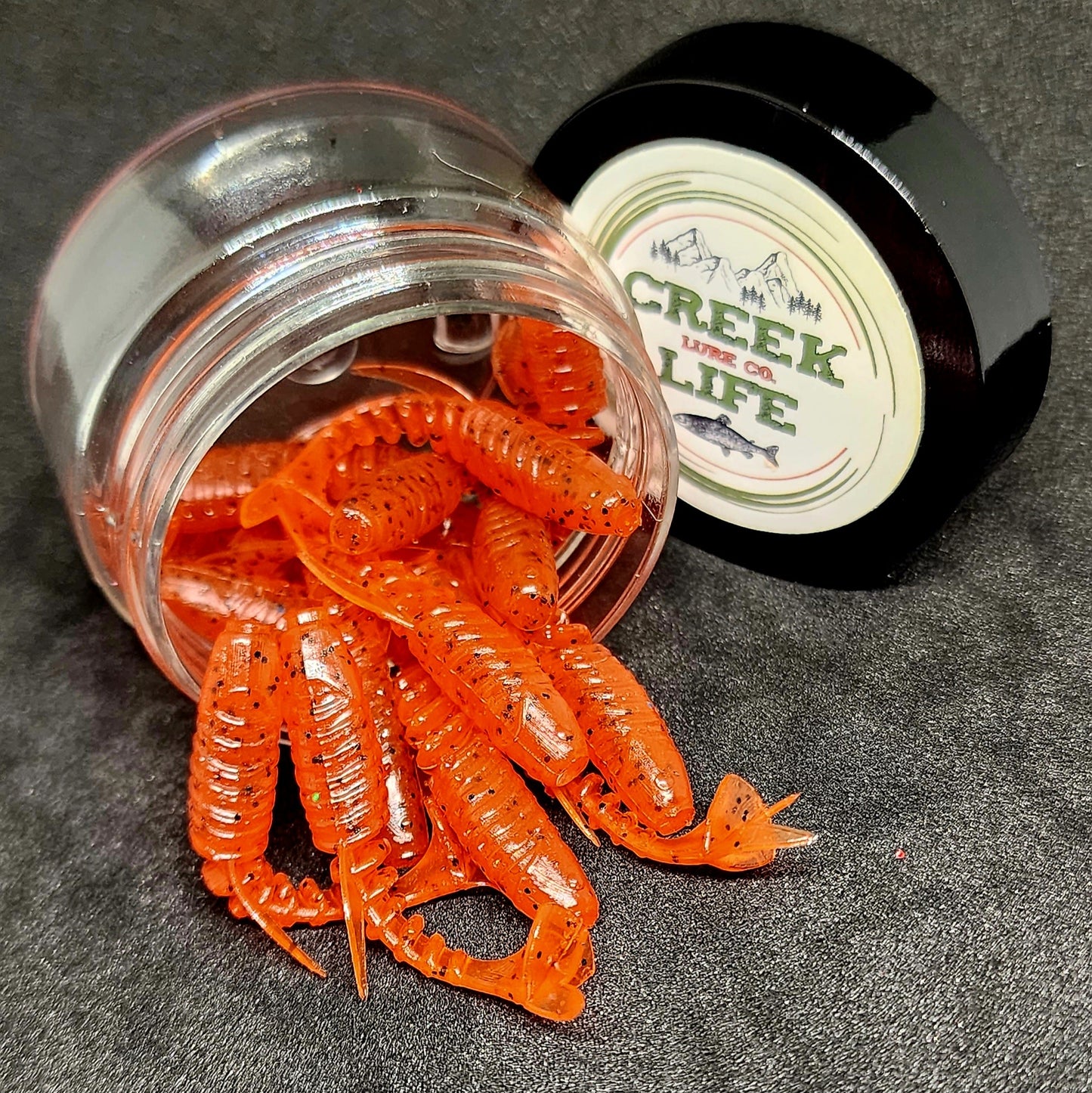 Jar of 2" Inch Micro Swimbait "Tennessee Creek Shark" - RM Outpost