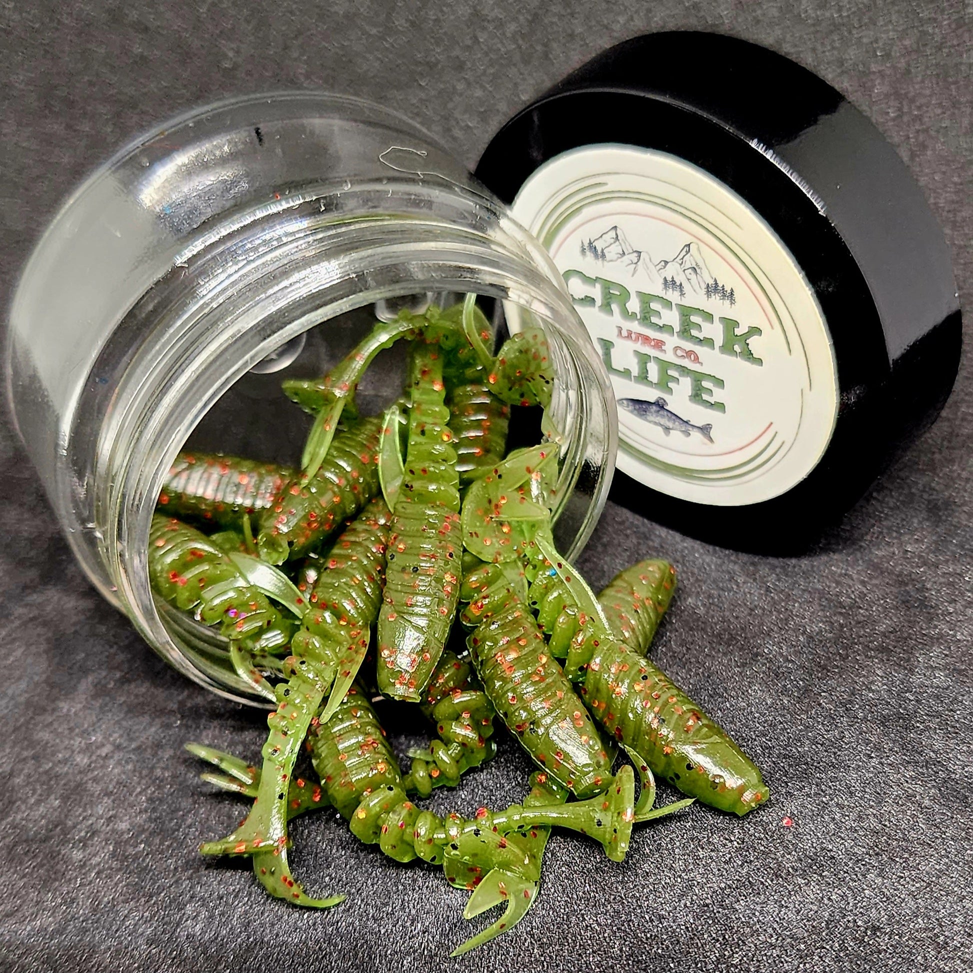 Jar of 2" Inch Micro Swimbait "Tennessee Creek Shark" - RM Outpost