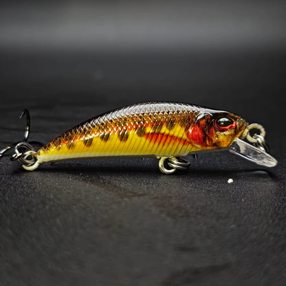 The MOON Shiner – 1.4" Sinking Jerkbait for Creek & River Fishing - RM Outpost