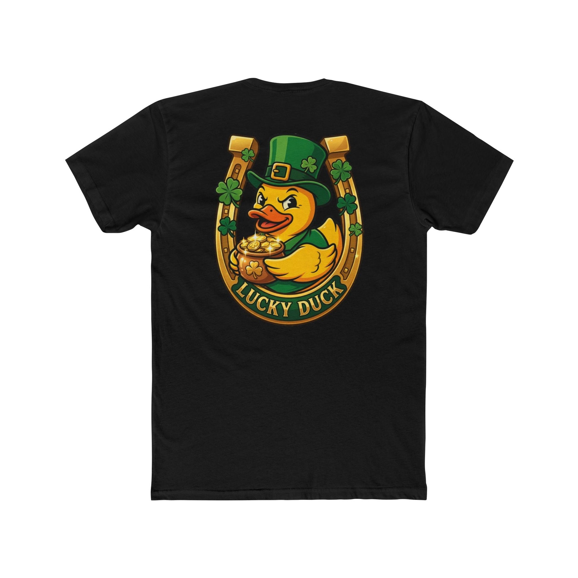 Lucky Duck St. Patrick's Day T-Shirt Printify